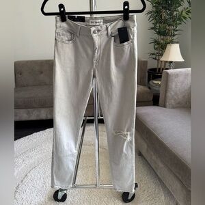 DL1961 Margaux Silver Gray Ankle Skinny Instasculpt Denim Jeans Size 27 New